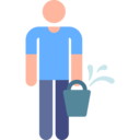 people,humanpictos,emergency,water bucket